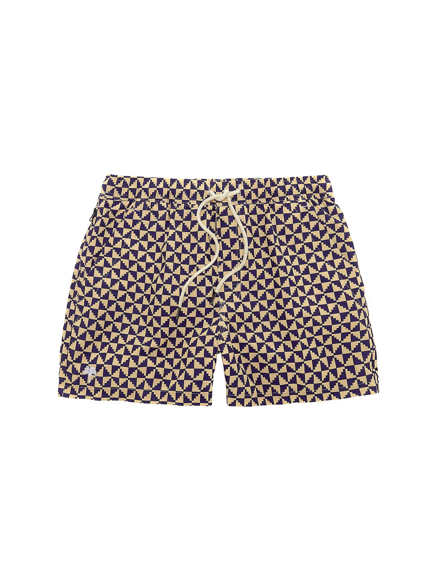 OAS | Badeshorts GREEN SQUIGGLE | bunt